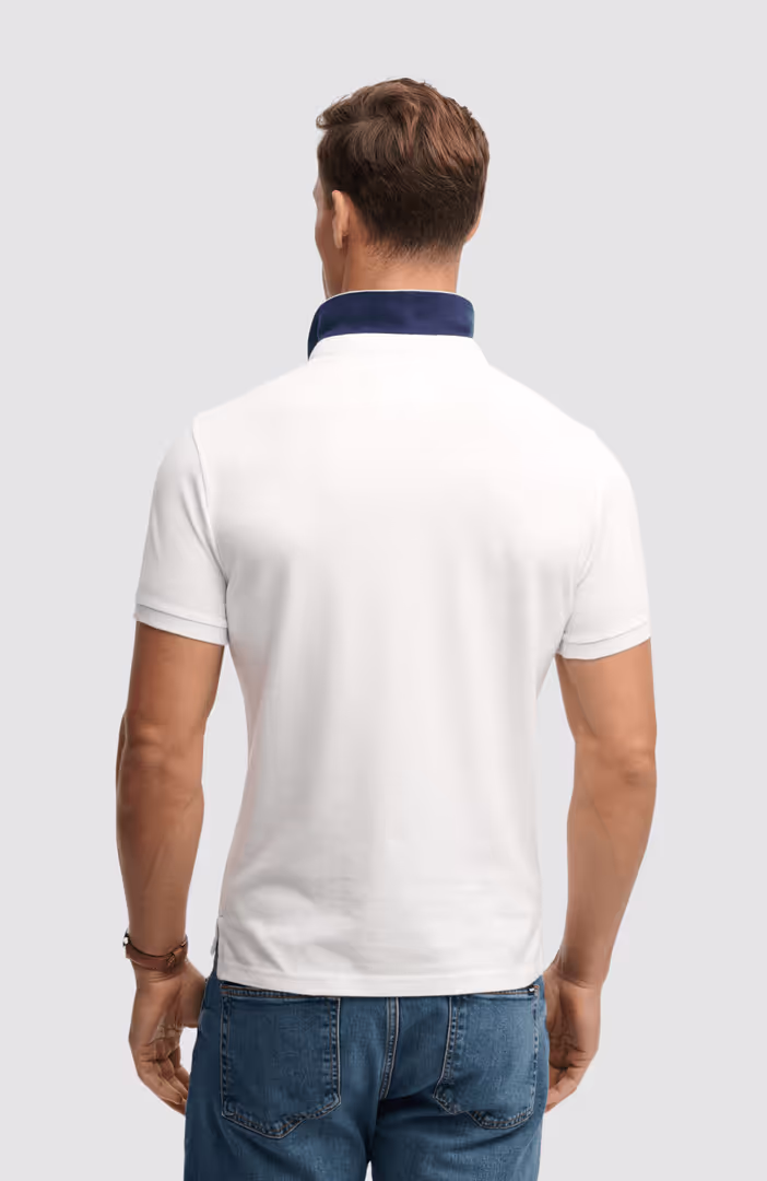 Pique Monogram Polo