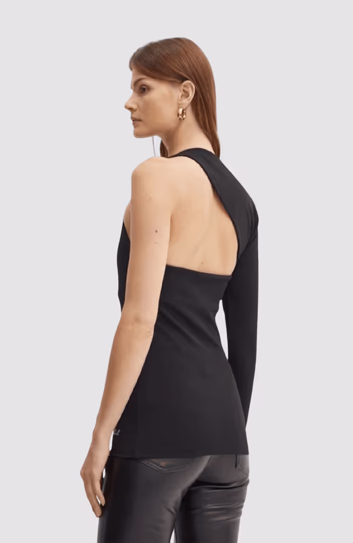 Assymetric Jersey Party Top