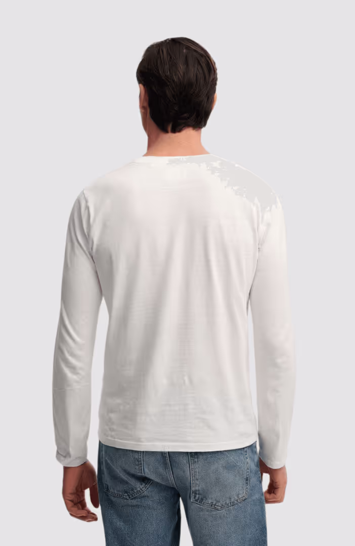 Classic Cotton Linen Ls Top