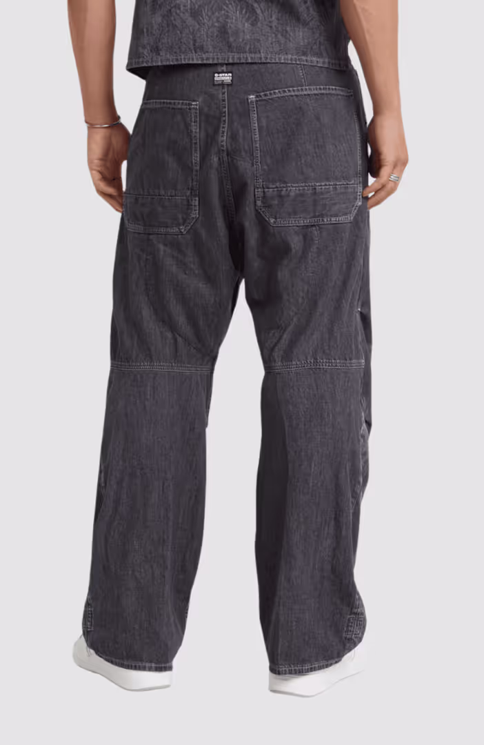 Pleated Denim Pant