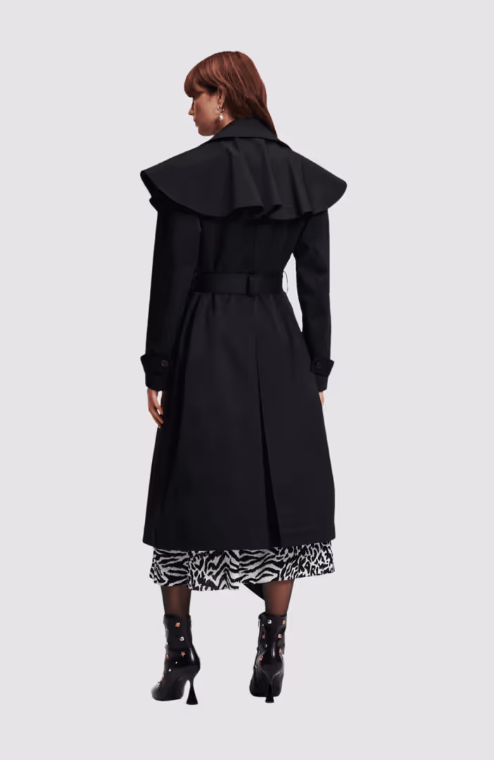 Hun'S Pick Ruffle Coat