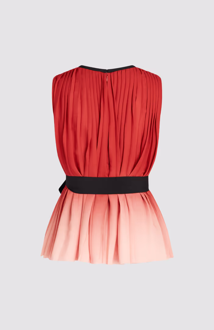 Pleated Ombre Top