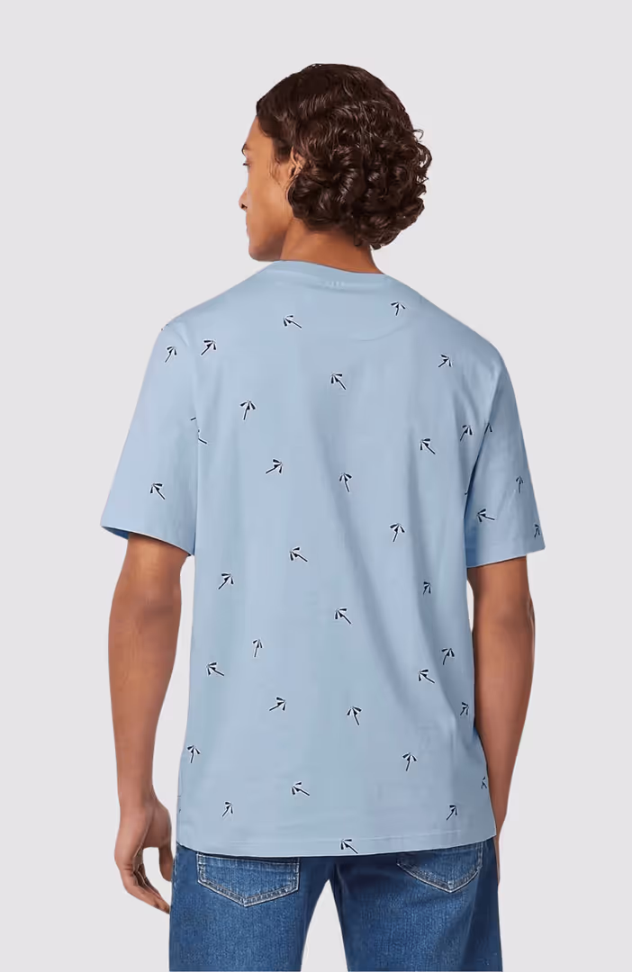 Regular Fit Micro Aop T-Shirt