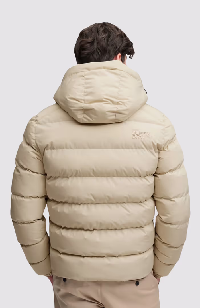 Hooded Sports Puffer Jacket