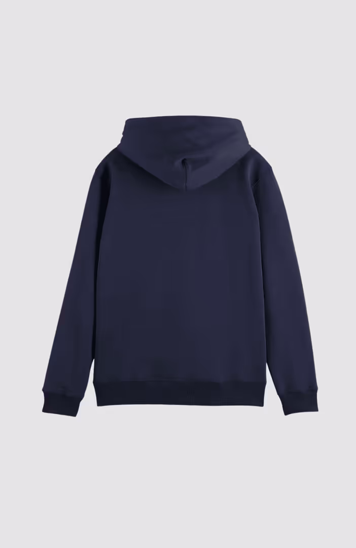 Reverse Terry Zip Through Hoodie