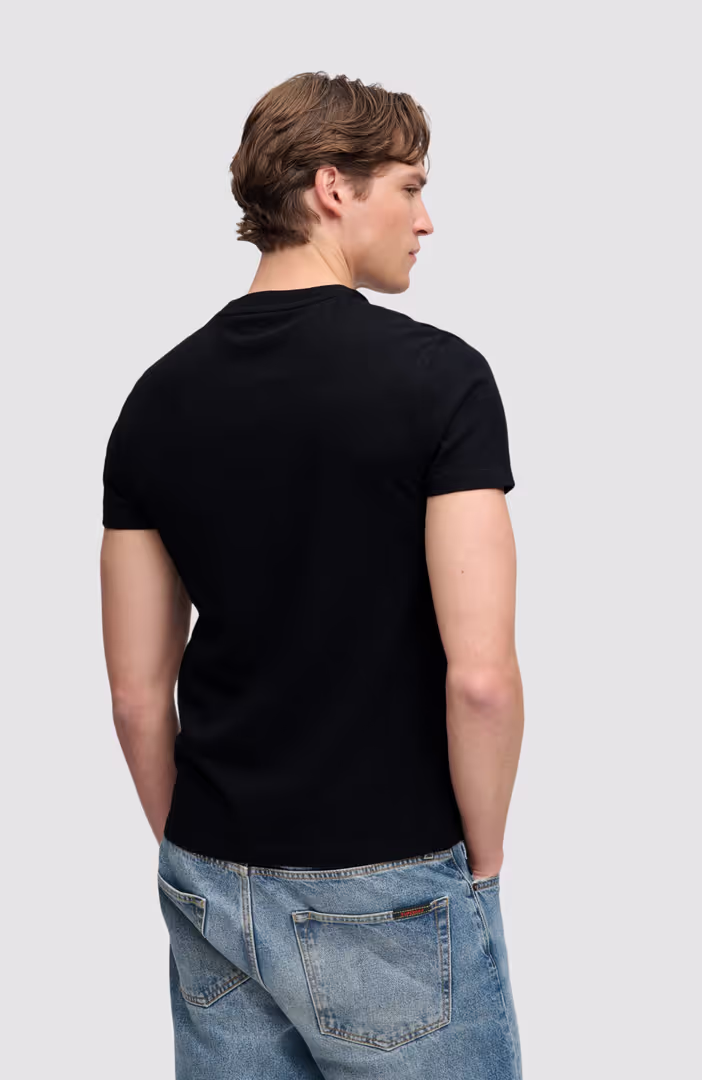 Essential Stacked Logo Emb Tee
