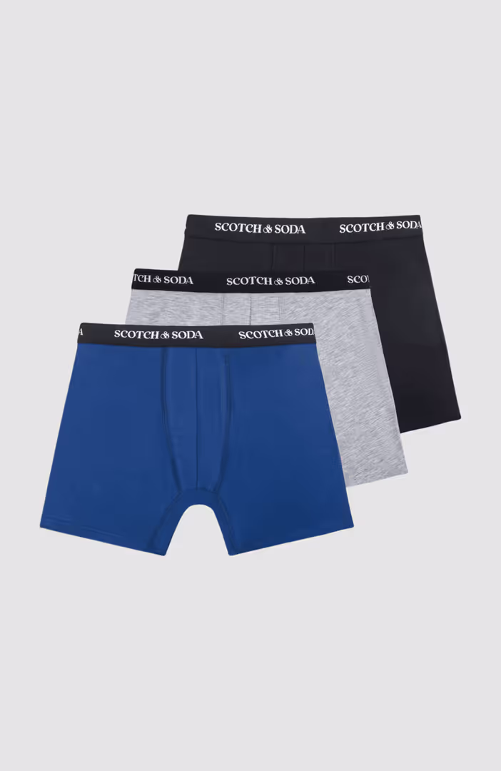 3Pk Mens Cotton Stretch Boxer Brief