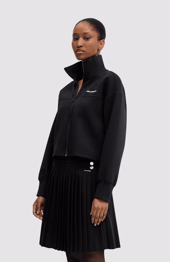 Elongated Logo Zip Up
