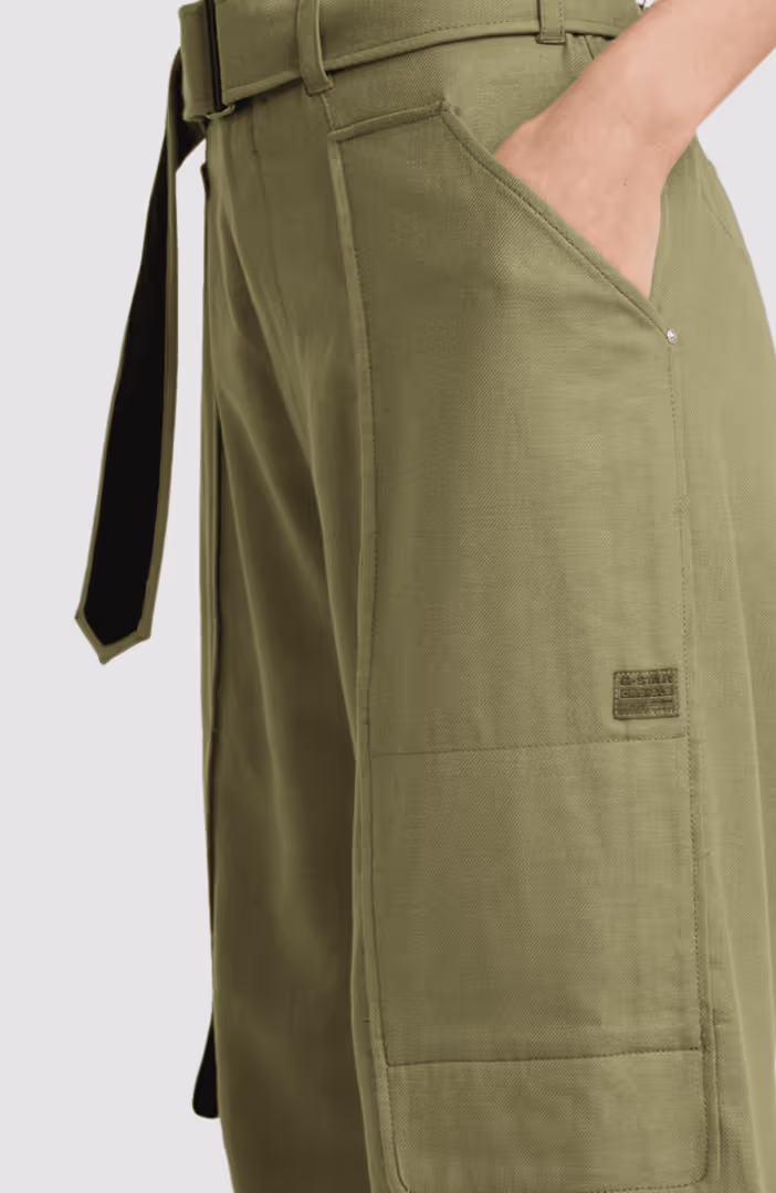 High Paperbag pant wmn