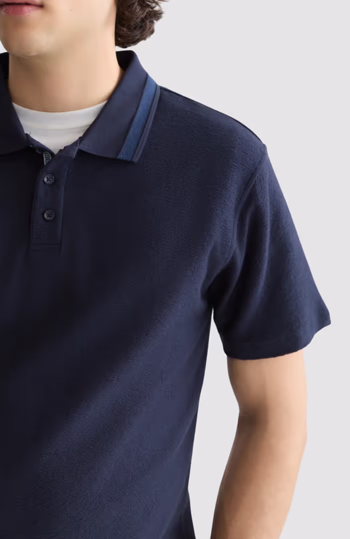 Structured Relaxed-Fit Polo