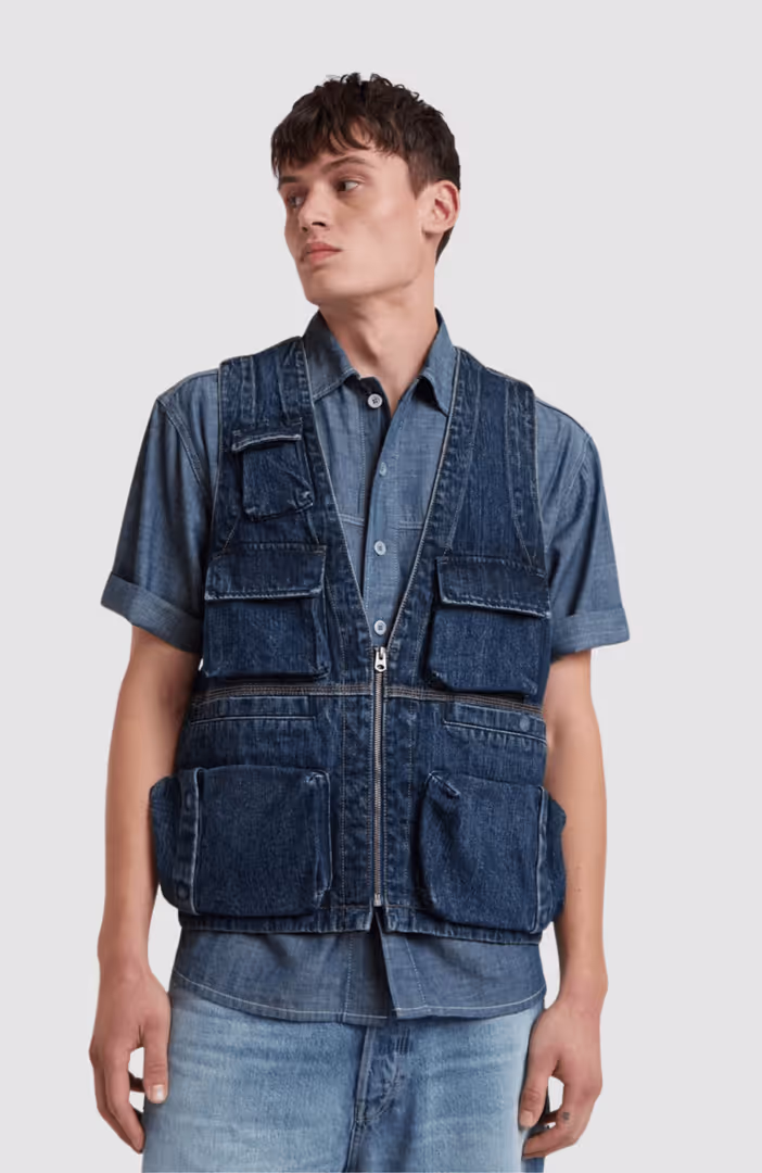 Denim vest