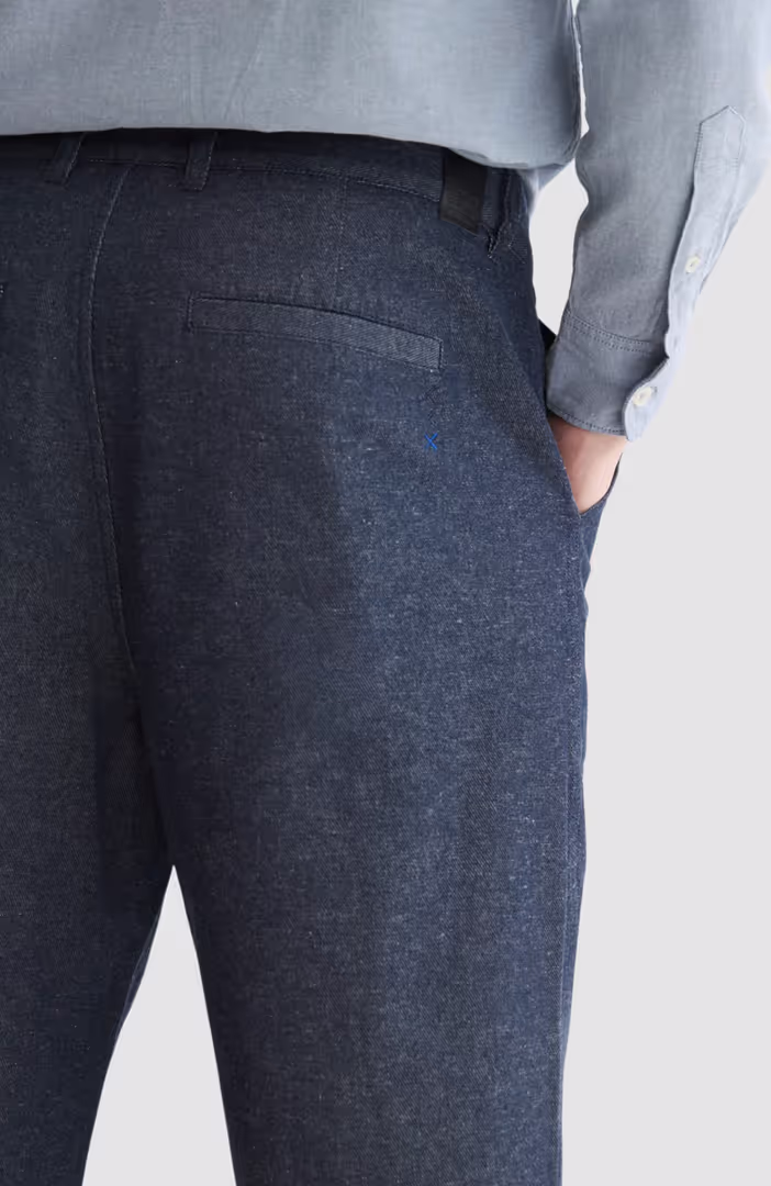 Harper Cotton-Linen Tapered Fit Chino