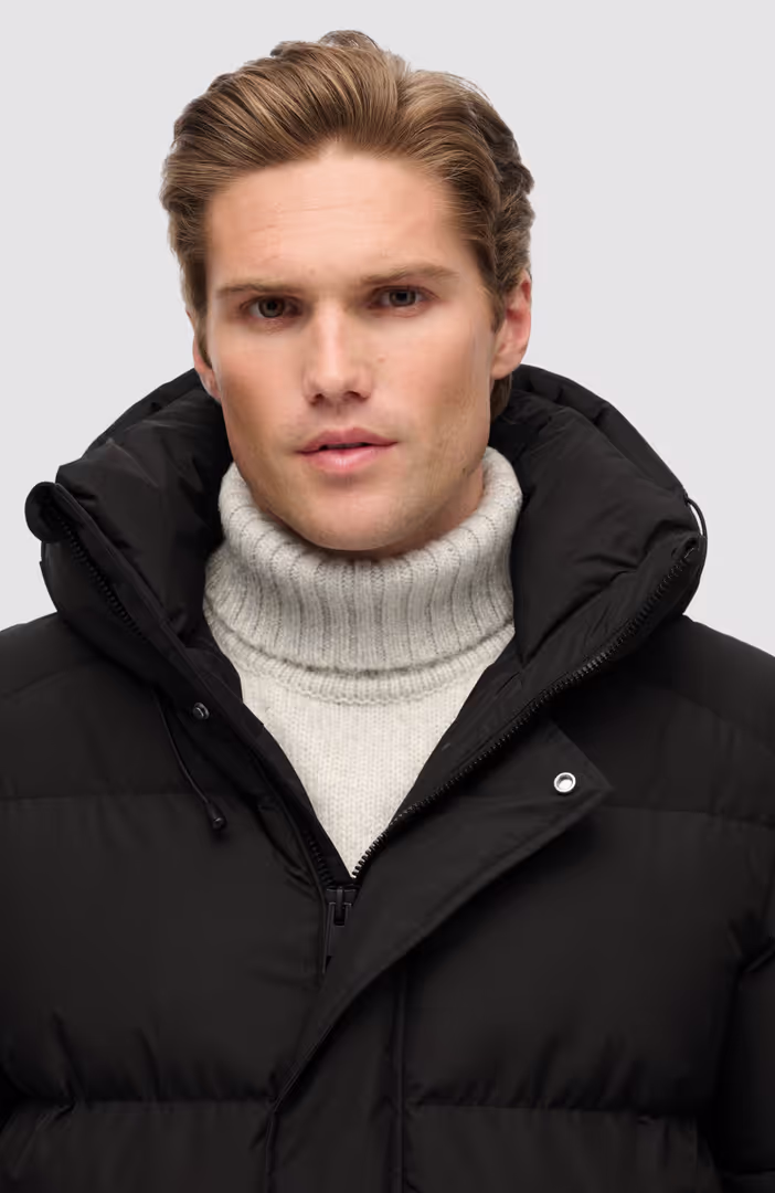 Hooded 5 Baffle Sports Puffer