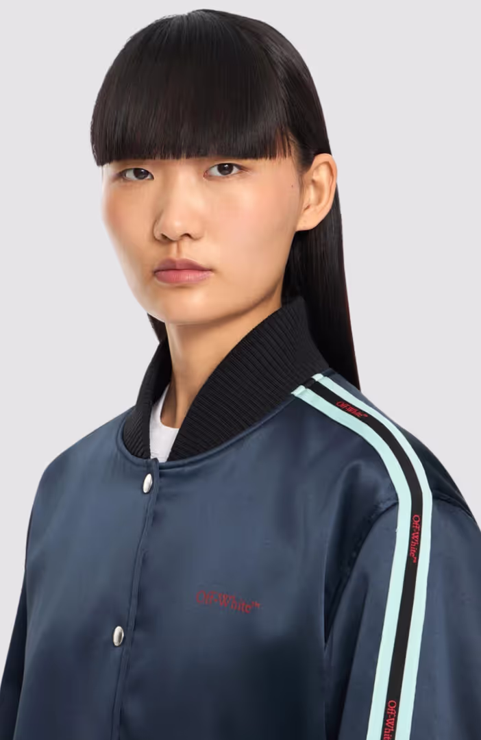 Satin Varsity Night Sky - Haut