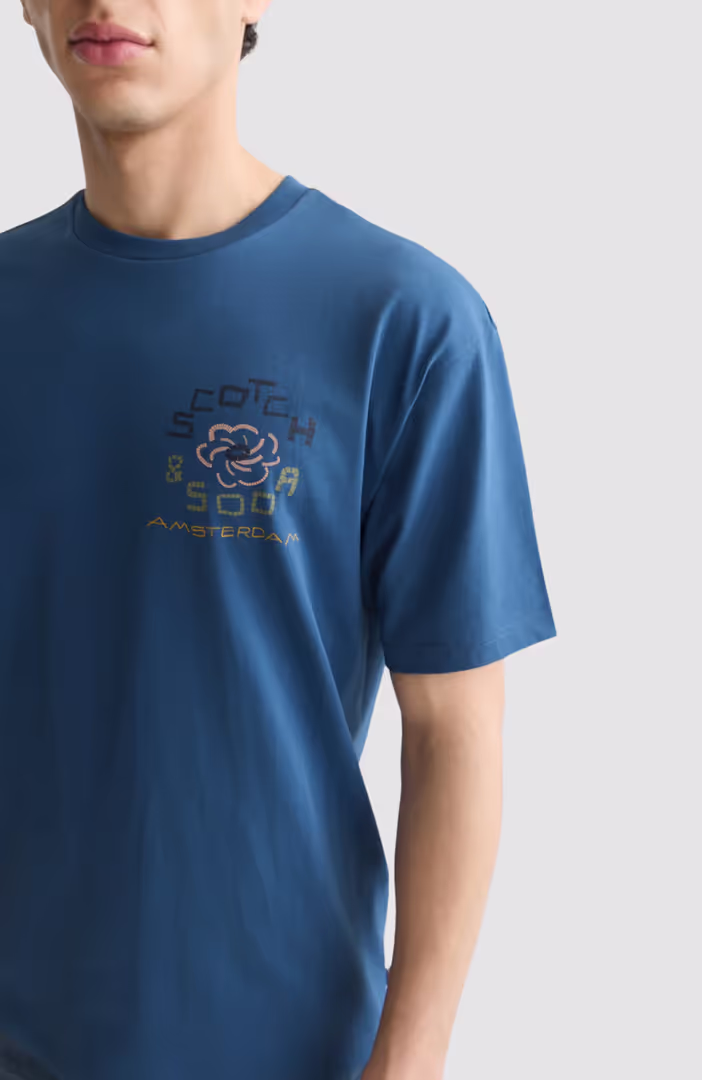 Front And Back Artwork Relaxed-Fit T-Shirt