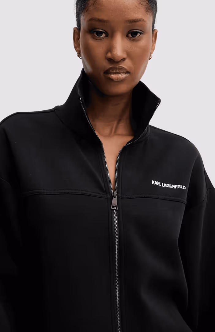 Elongated Logo Zip Up