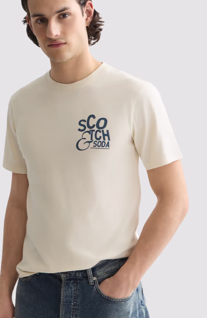 Left Chest Artwork Regular-Fit T-Shirt