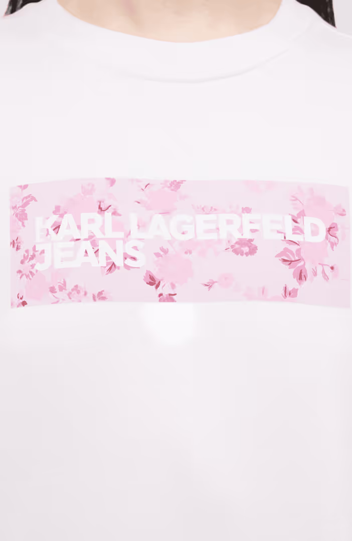 KLJ Reg  Floral Logo Sweat