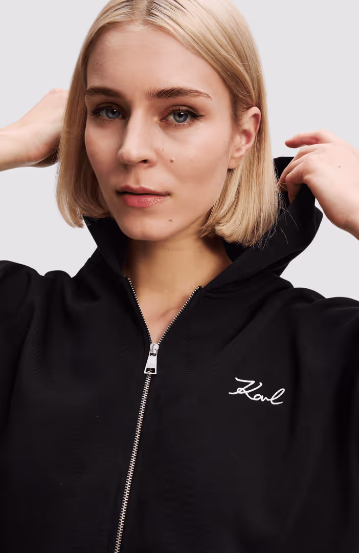 Hem Signature Zip Up Hoodie