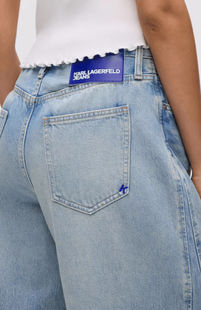 KLJ Lr Wide Leg Panel Denim