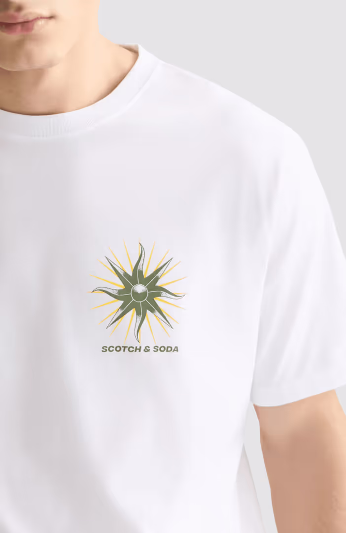 Front and back artwork relaxedfit Tshirt
