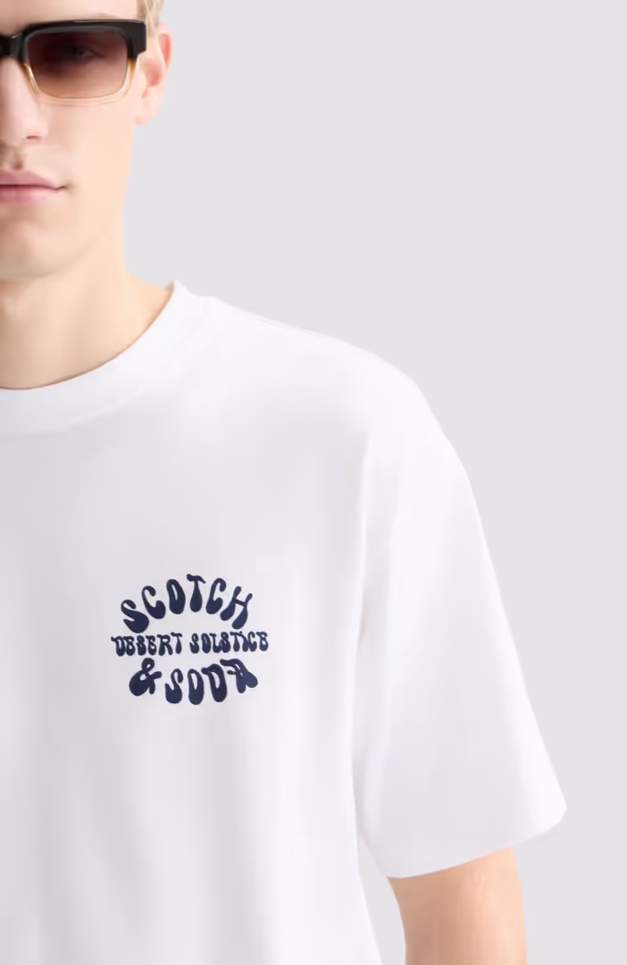 Front and back artwork relaxedfit Tshirt