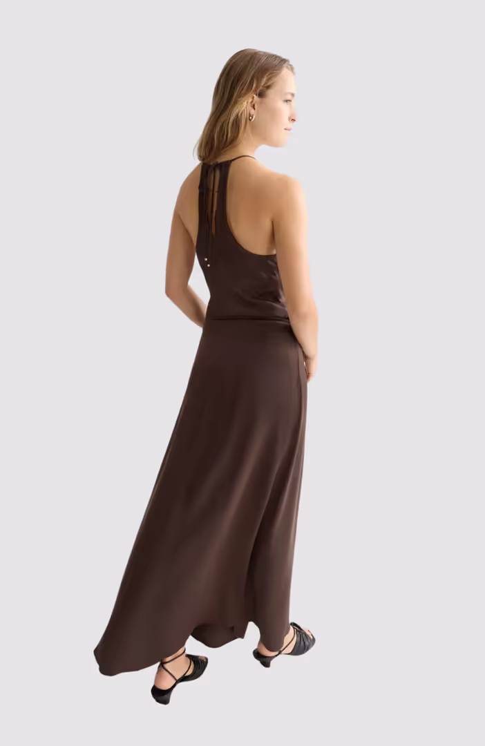 Viscose maxi cami wrap dress
