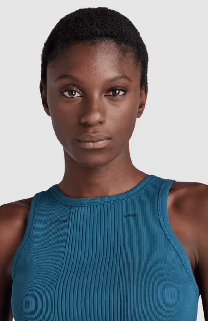 Engineered rib tank top