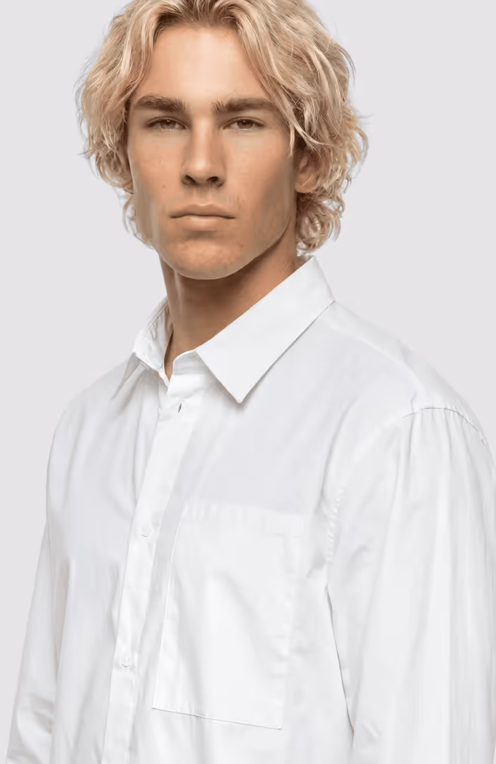KLJ X Pt Boxy Poplin Shirt
