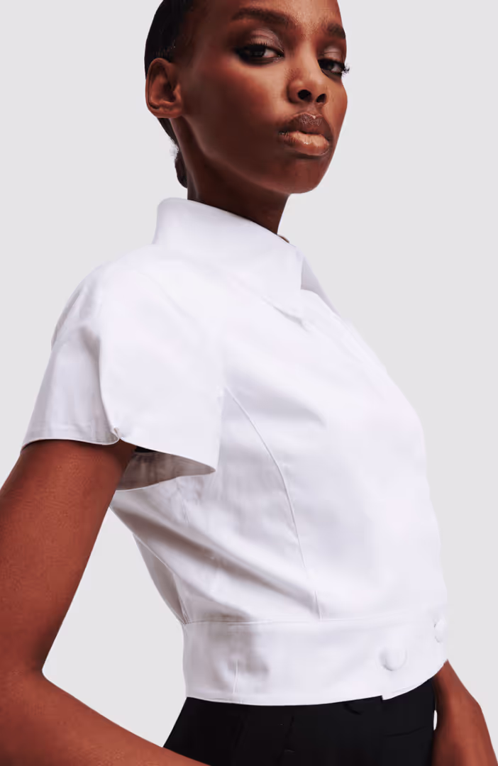 Archive Sslv Cropped Shirt