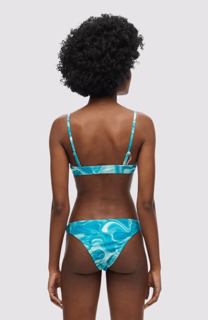Print Bralette Bikini Top
