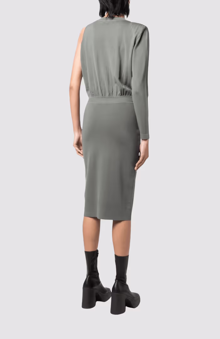 Asymmetric Knit Dress