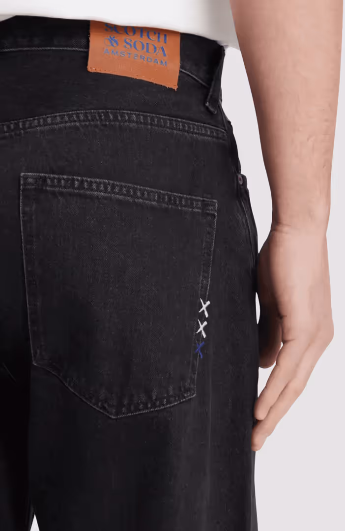 Core The Pitch Loose Fit Jeans   Black Buzz