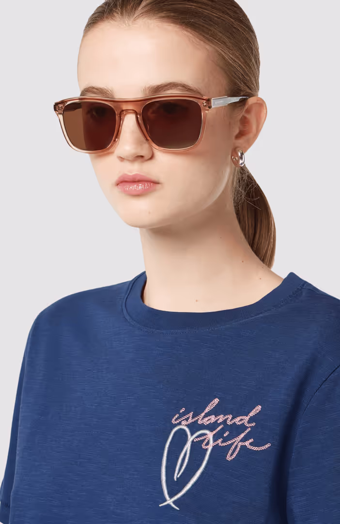 Embroidered artwork regular fit T-shirt