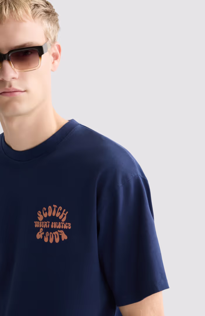 Front and back artwork relaxedfit Tshirt