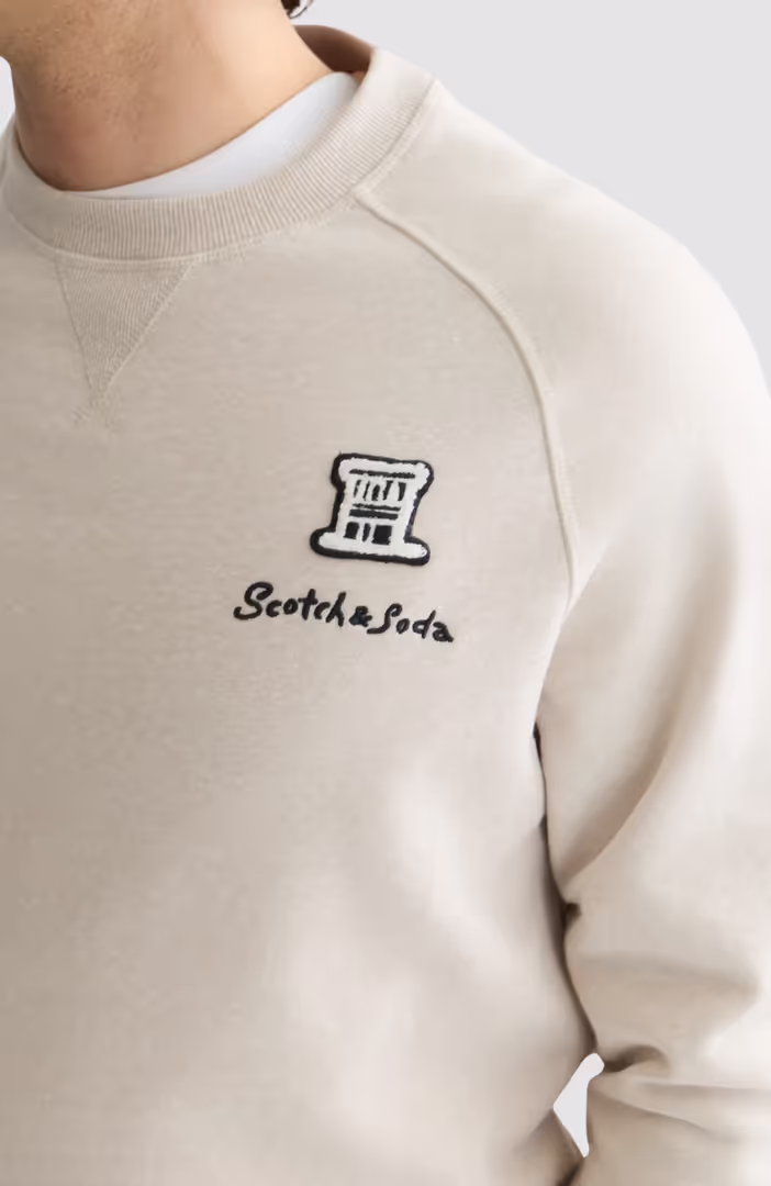 Melange Regular-Fit Sweatshirt