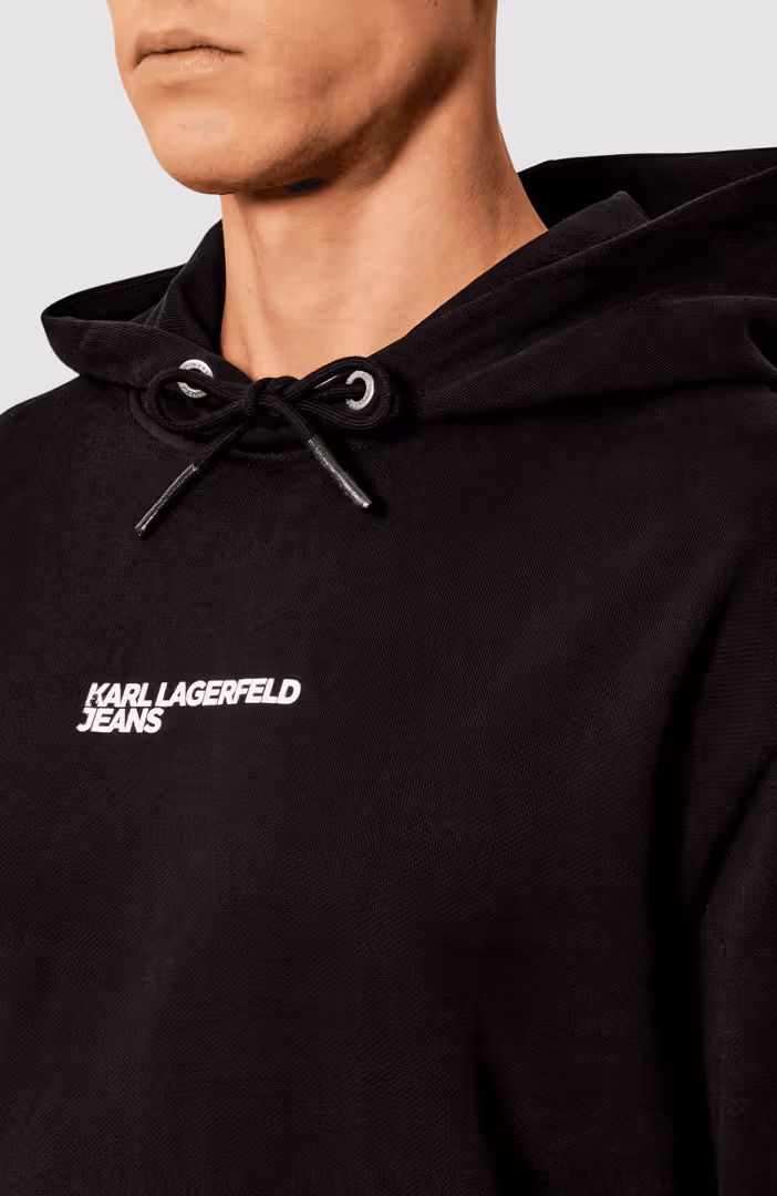 Klj Reg Vertical Logo Hoodie