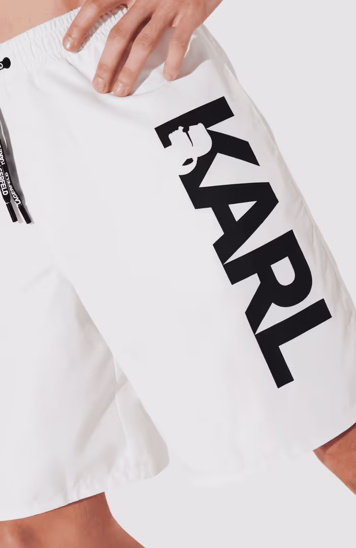 Karl Logo Long Boardshorts