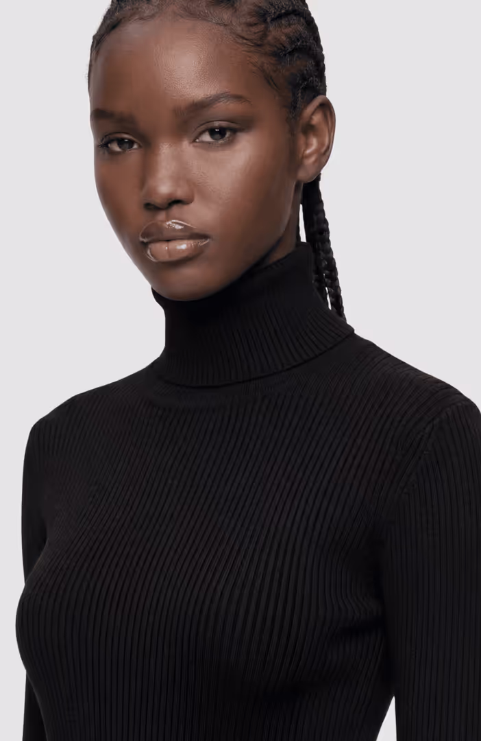 KLJ Knit Lightweight Rollneck