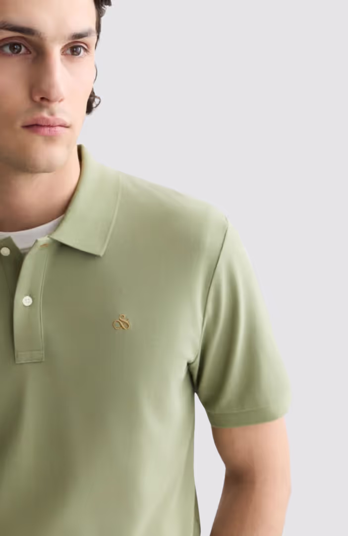 Seasonal Core Pique Chest Logo Regular-Fit Polo