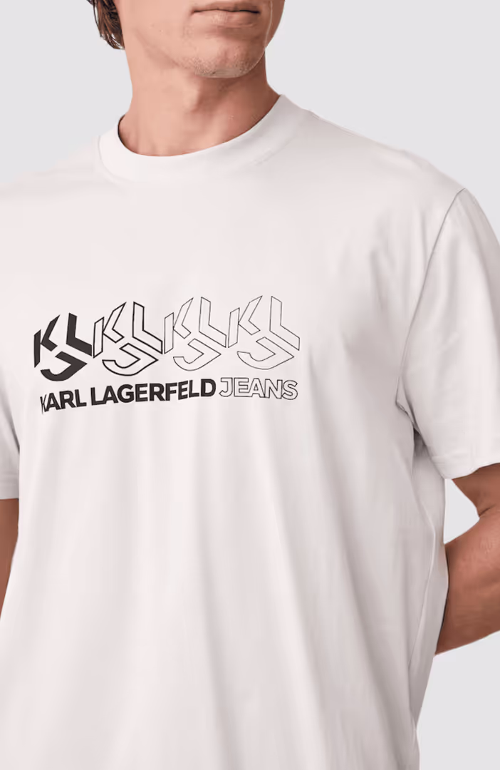 KLJ Reg Repeat Monogram Tee