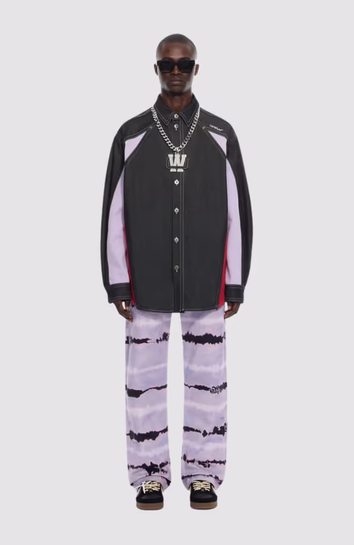 Col Block Den Mil Overshirt