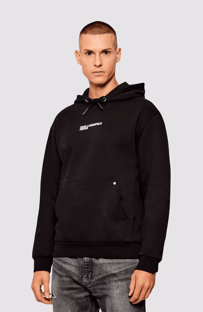 Klj Reg Vertical Logo Hoodie