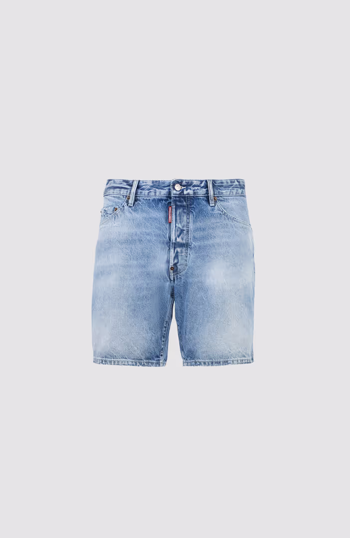 Light Diagonale Wash Marine Shorts