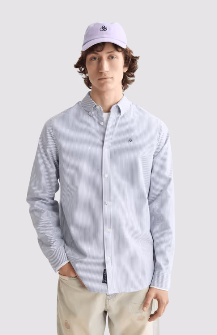 Seasonal Core - Striped Regular-Fit Oxford Shirt