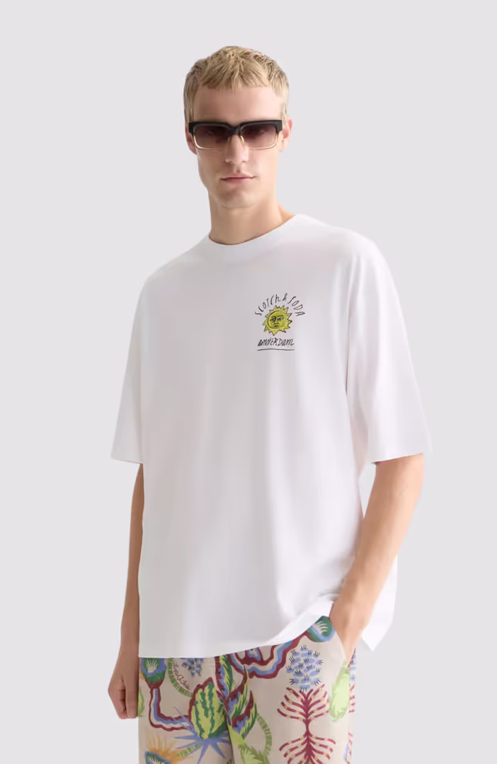 Front and back artwork loosefit Tshirt