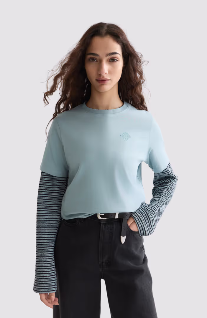 Embroidered logo regular-fit T-shirt