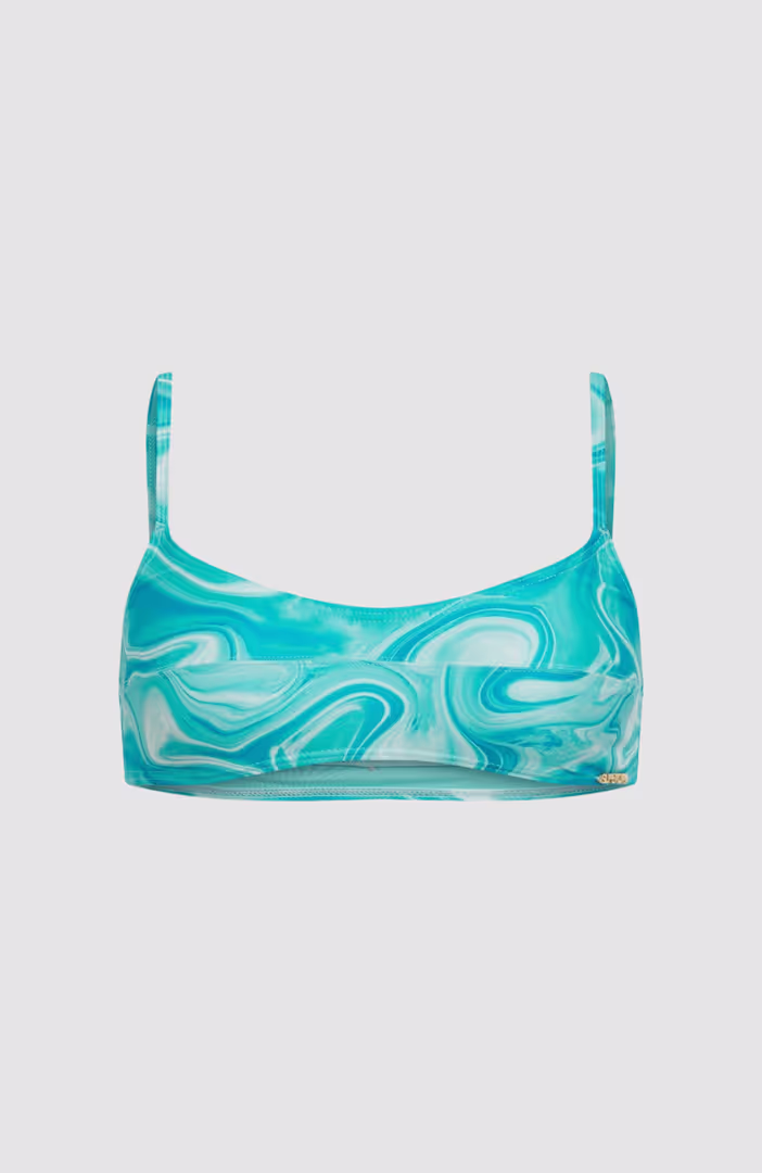 Print Bralette Bikini Top