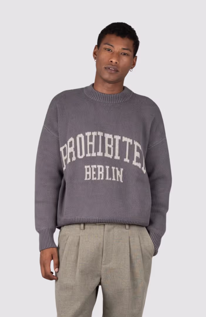 Varsity Knit Sweater
