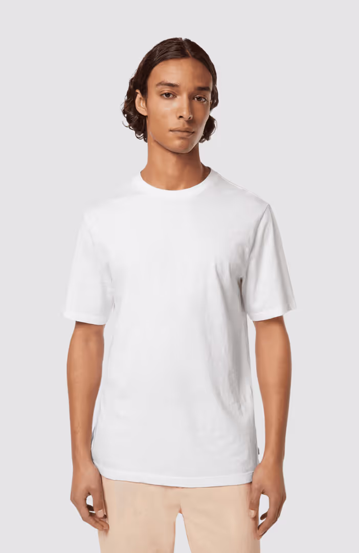 Regular Fit 3 Crosses Cotton-Linen T-Shirt